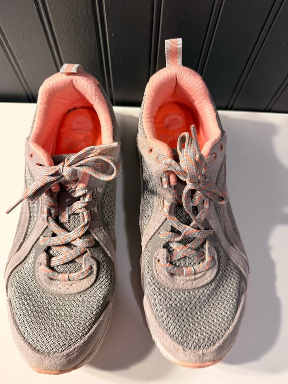 Ryka Women's Gray and Pink Athletic Sneakers